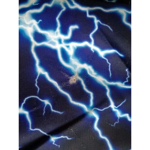 Lightning Bolt Backpack Blue Adjustable 17 Inches - Picture 4 of 8